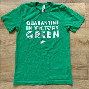 Dallas Stars Hockey Women’s Small Green Victory Shirt